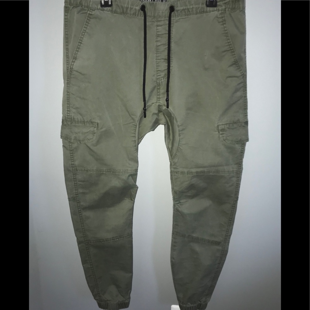 Cotton On Olive Green Cargo Joggers Size 34